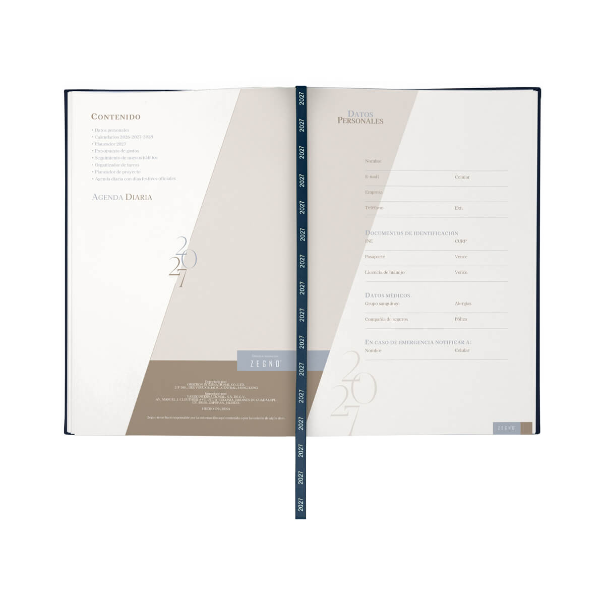 AGENDA DIARIA CLASICA 2027 - Image 3
